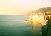 Vedi la webcam della spiaggia di Camogli!